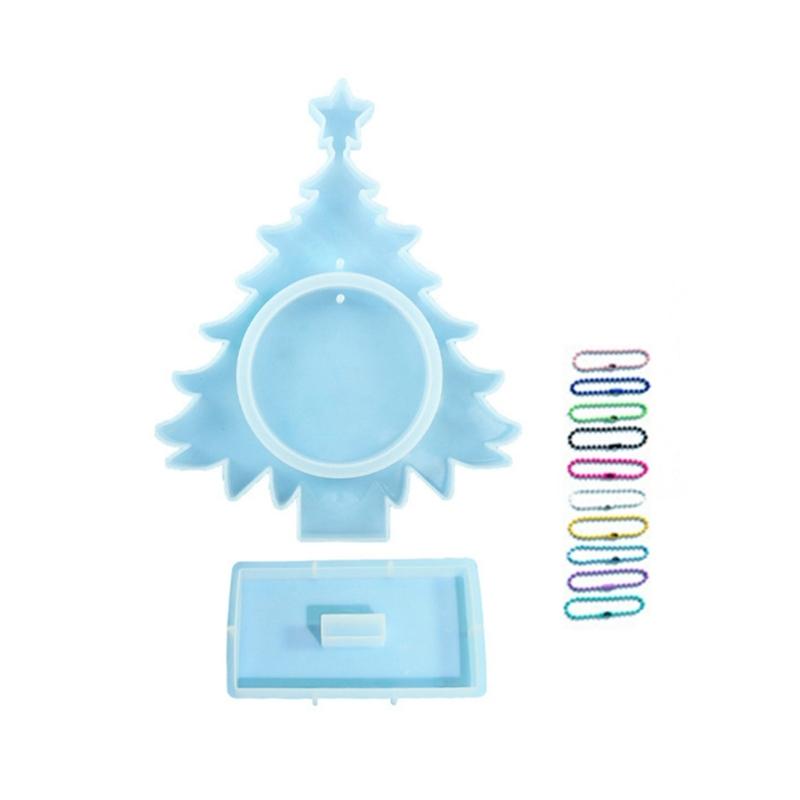 

Christmas Tree Resin Silicone Mold for DIY Crafts Photo Frames Epoxy Molds Table Decorations Picture Frame Ornament Mold 1