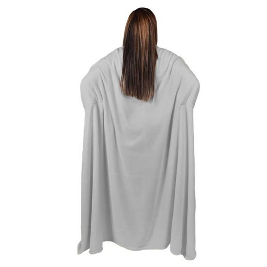 Wearable Blanket Adults Flannel Blanket Shawl Warm Cape Wrap Cozy Winter Blanket for Home Office Living Room Lounge Christmas Gift Idea