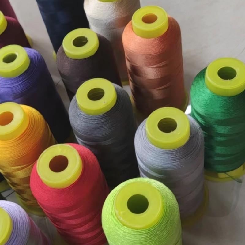 1200 Meters Strong Sewing Threads for leather/jacket 0.15mm diameter White Black High Tenacity Polyester Sewing Machine Thread