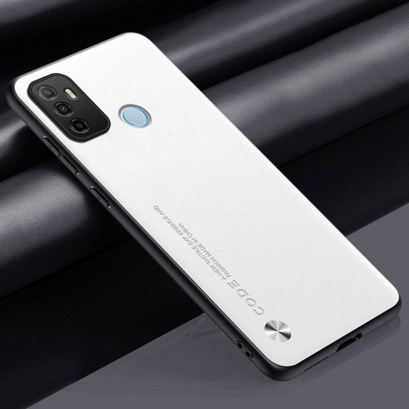 Luxury PU Leather Case For OPPO A53 A53S Back Cover Matte Silicone Full Protection Phone Case For OPPO A32 A33 4G 2020 A53 S