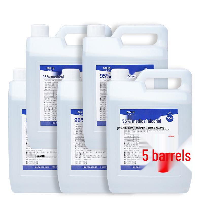 95% Ethanol Disinfectant: 2L Alcohol for Cupping, Lamp Fuel, Nail Art, Cleaning, Free Shipping