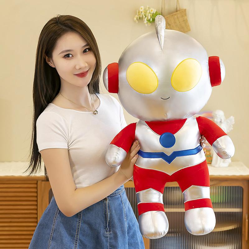 

Leather Ultraman doll salted egg superman children s birthday gift Ultraman doll plush toy 40 cm (0.32kg)