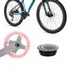 Housse anti-poussière creuse pour manivelle de vélo de montagne en alliage d'aluminium noir, accessoire de vélo