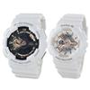 CASIO Waterproof Pair Watches x White Wristwatches Great for Coming of and Entrance G-SHOCK BABY-G GA-110RG-7AJFBA-110RG-7A, Age, Graduation