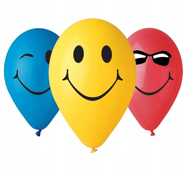 Premium Smiley Balloons, 30 , 5 Pcs