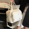 Mama Tasche Niedlicher Bestickter Bär Blume Handtasche Schultertaschen Tragbar Große Kapazität Aufbewahrung Umhängetasche
