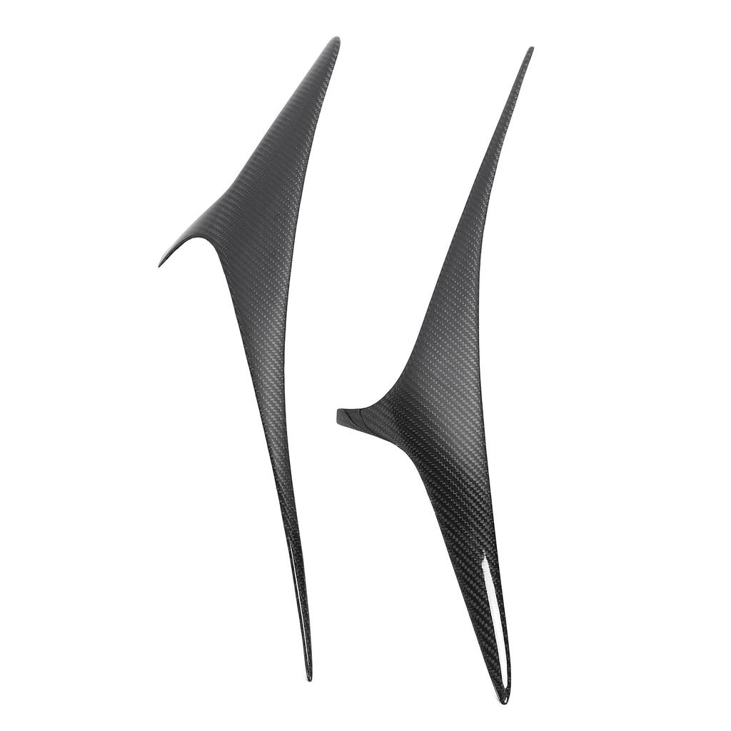 Car Front Headlight Eyebrow Cover Long Lasting Perfect Fit Headlamp Decoration Sticker Carbon Fiber for Kia Stinger 2018 To 2025