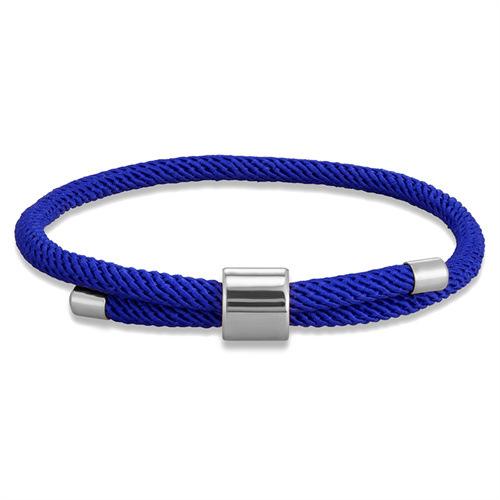 Stainless Steel Round Buckle Bracelet Classic Simple Men And Women Couple Adjustable Milan Rope Hand Rope