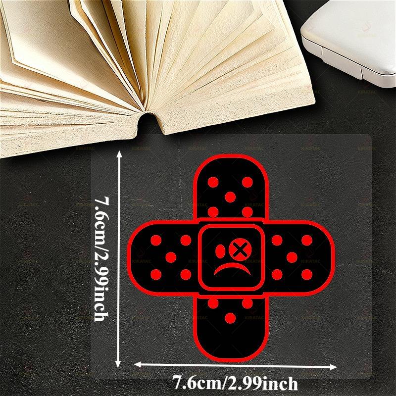 

1pc Band-aid Motorcycle Stickers for Motorcycle Helmets Fairings Fuel Tank Car Body Bicycles Universal Waterproof Vinyl Decals as picture
