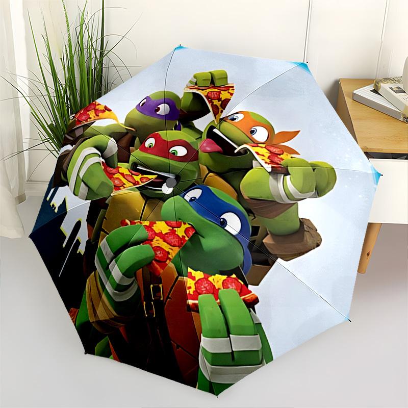 

Teenage Mutant Ninja Turtles Automatic Folding umbrella Compact 8 rib Design,Unique Style,Suitable for Everyday Outdoor Use,Perfect Gif