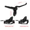 4 Piston Mountain Bike Hydraulic Disc Brakes Front 850mm Rear 1550mm Hydraulic Brake