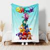 1pz Coperta Stampa Oddbods, Coperta Leggera per Divano, Letto - Morbida e Calda, Regalo per Tutte le Stagioni come Natale, Halloween