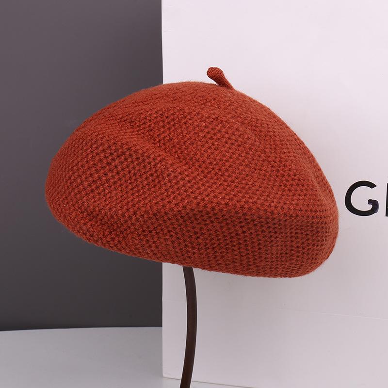 Spring and Autumn Fashion Show Face Small Beret Children Casual Big Head Circumference Painter Hat Women Newsboy Hat