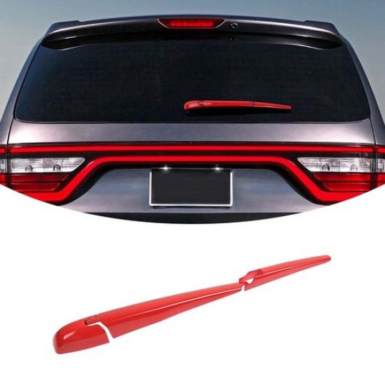Red Rear Window Wiper Arm Bezel Cover Trim For 2011+Dodge Durango Grand cherokee