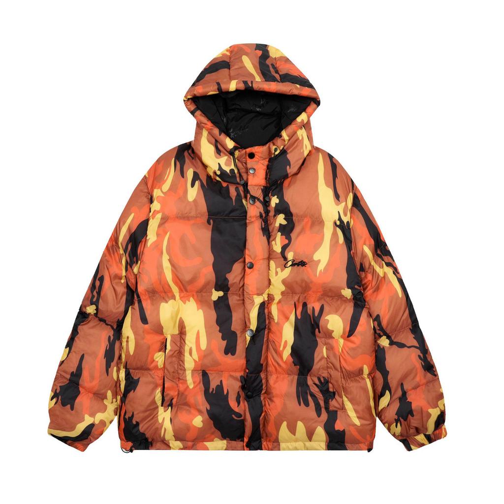 Korrigiert: Corteiz Alcatraz Hip Hop Kapuzenjacke aus Baumwolle mit gesticktem Schriftzug - Trendiger Amerikanischer Stil Mantel