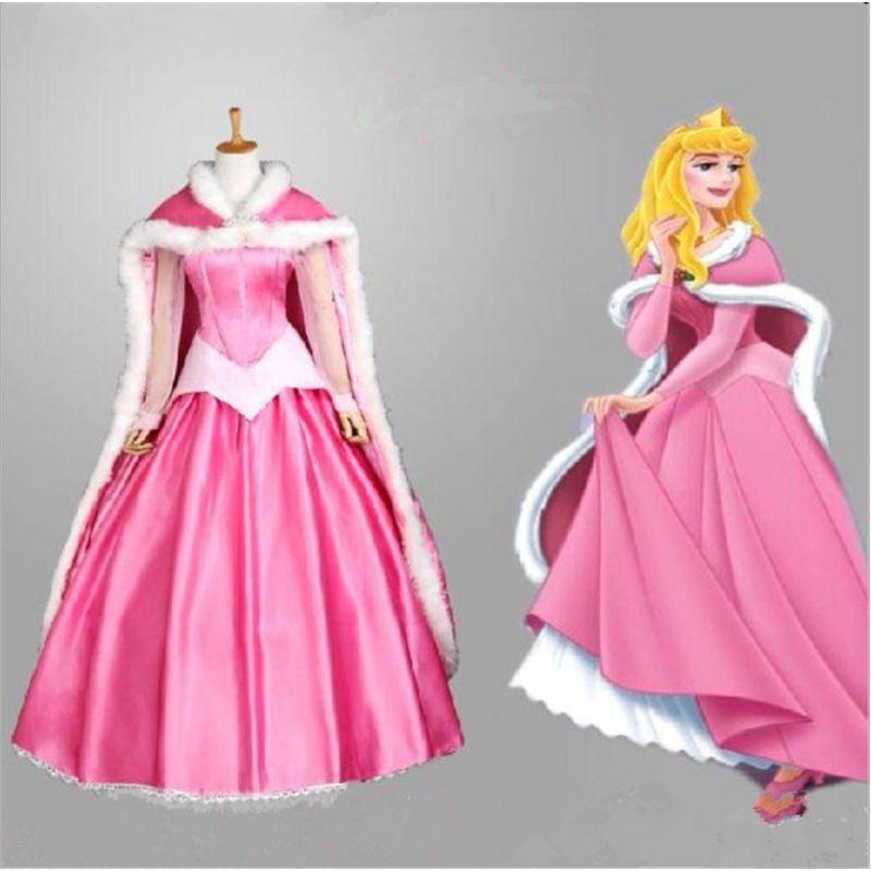 

Cosplay Costumes Grimm s Fairy Tale Sleeping Beauty Performance Costumes Cosplay Clothing Halloween Stage Costumes Aurora Princess Dress Large Bustle XL