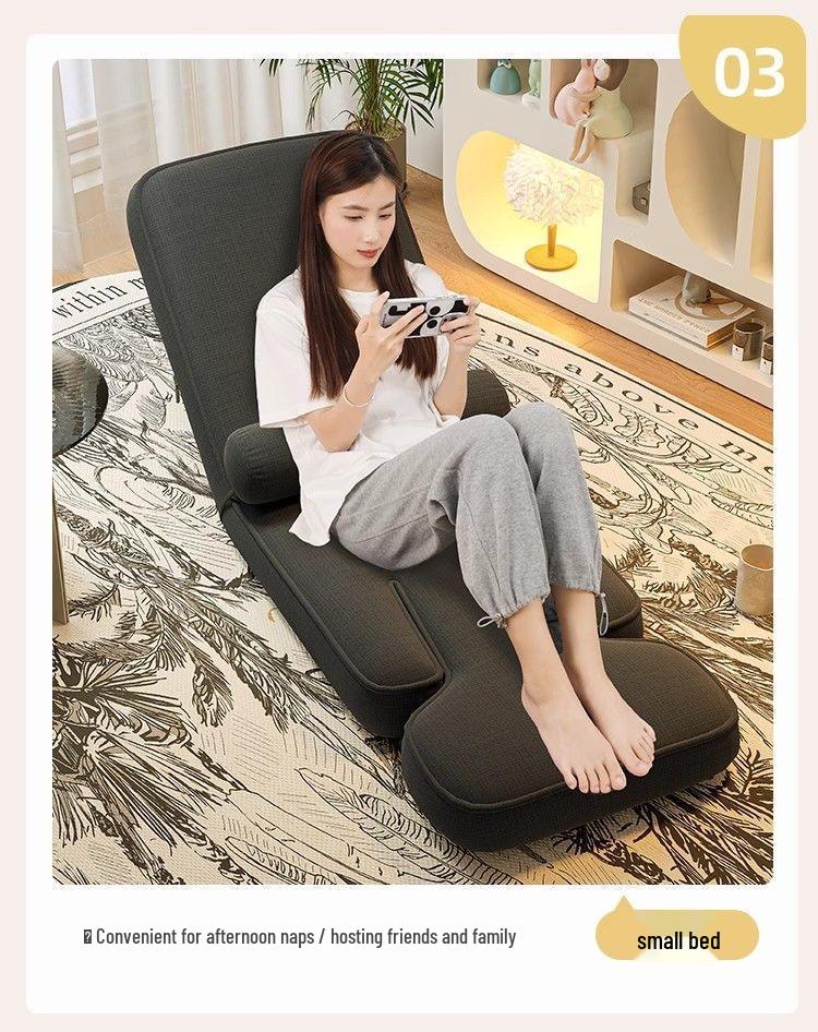 Compact Folding Tatami Chair for Dorms and Balconies