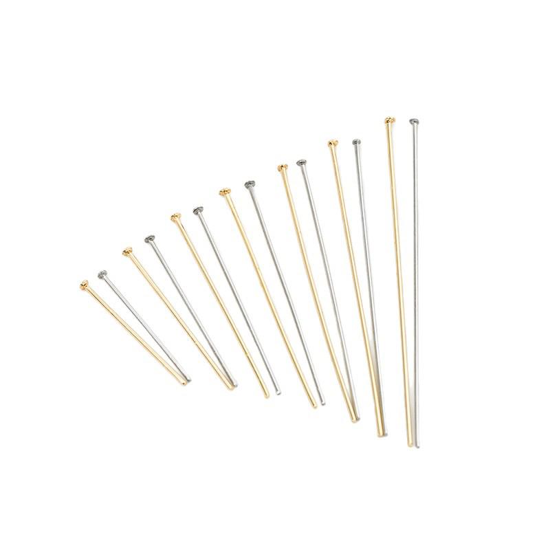 Non-Fading Titanium Steel Flat Head T-Pin for DIY Jewelry and Beading Accessories