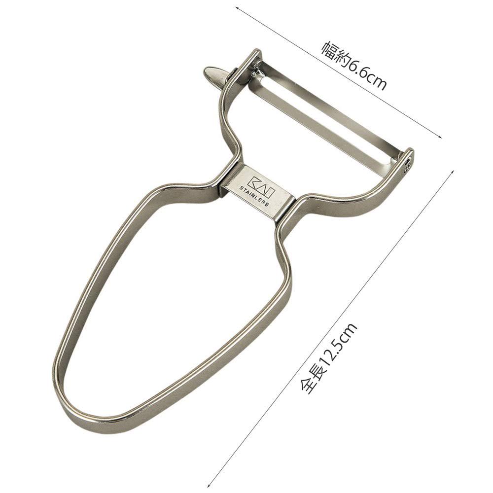 Kai Corporation DH6501 Wellness Stainless Steel Made In Japan Peeler,
