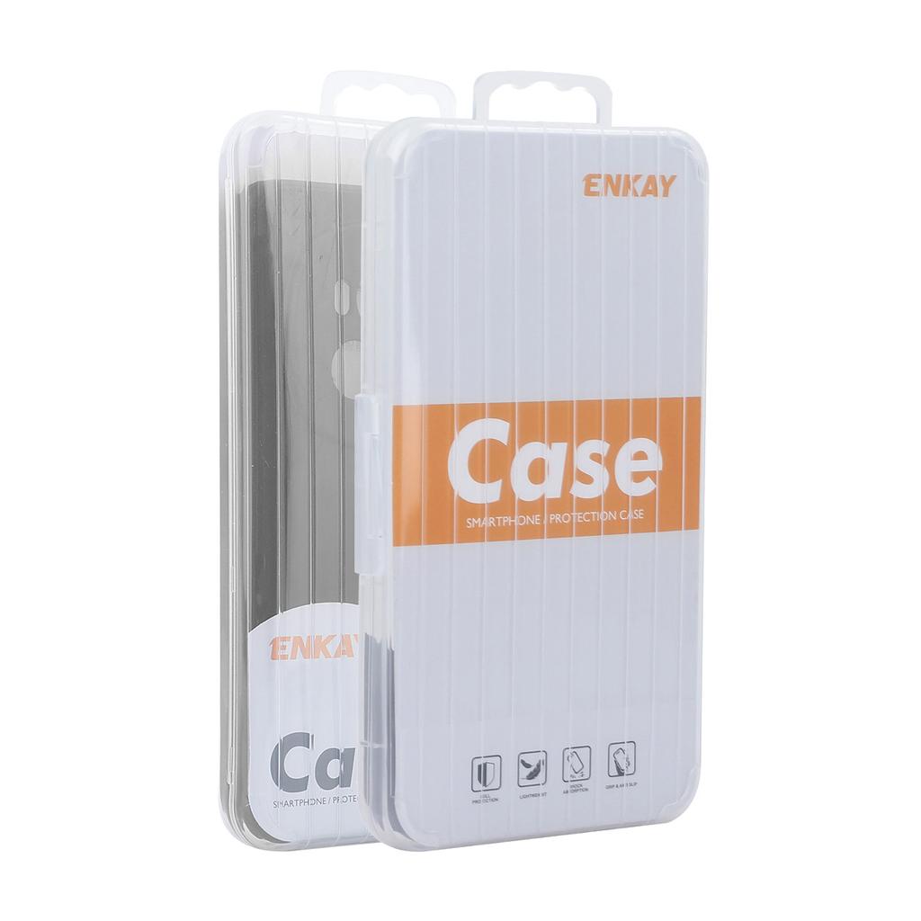 For TECNO Pova 6 4G Silicone Case ENKAY HAT PRINCE Straight Edge Cell Phone Back Cover