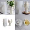 Woman Cheek Support Vase Silicone Mold Soap DIY Handicraft Supplies X3UC