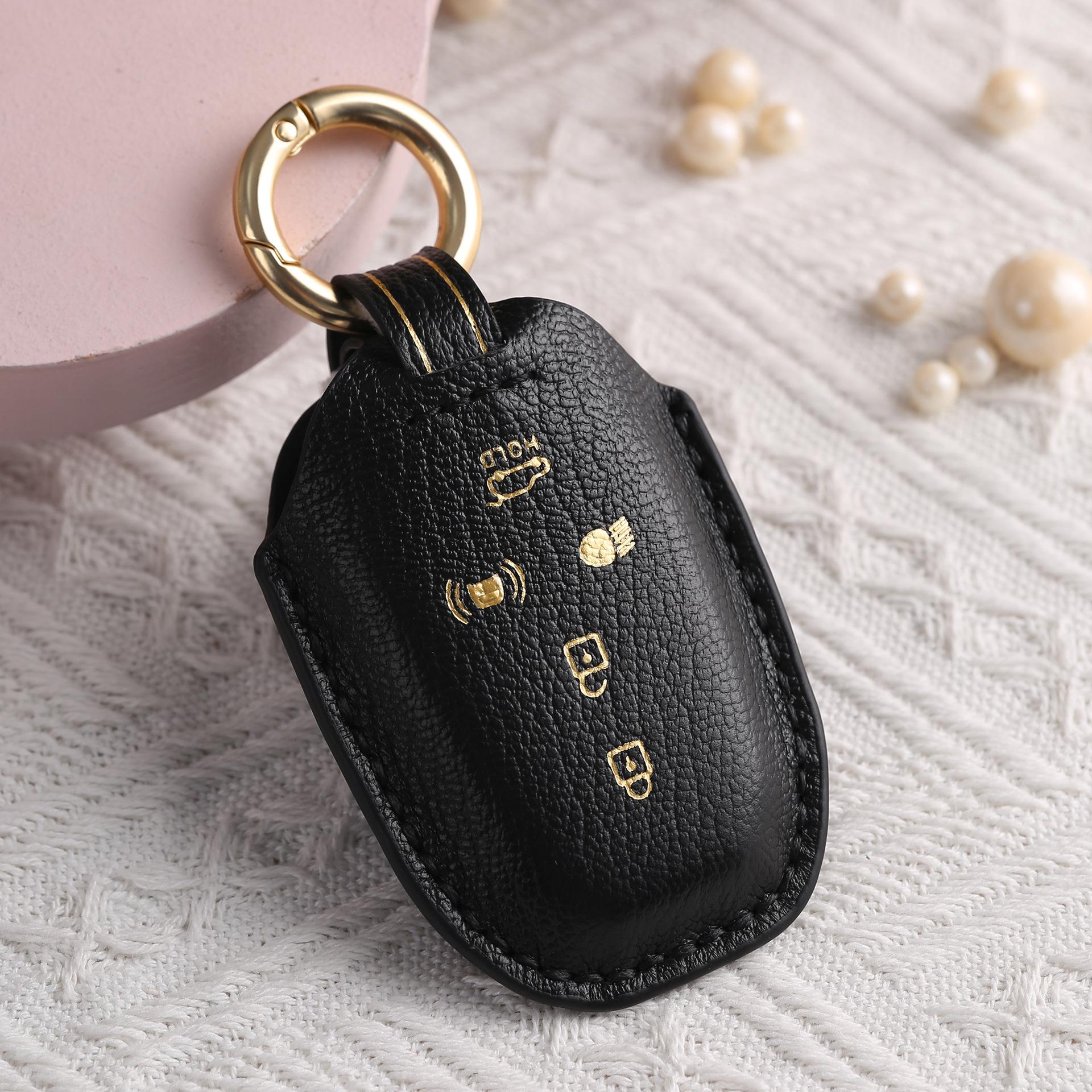

Customized key cover is suitable for Shuanglong key bag SSANG YONG Motor handmade leather key bag чёрный