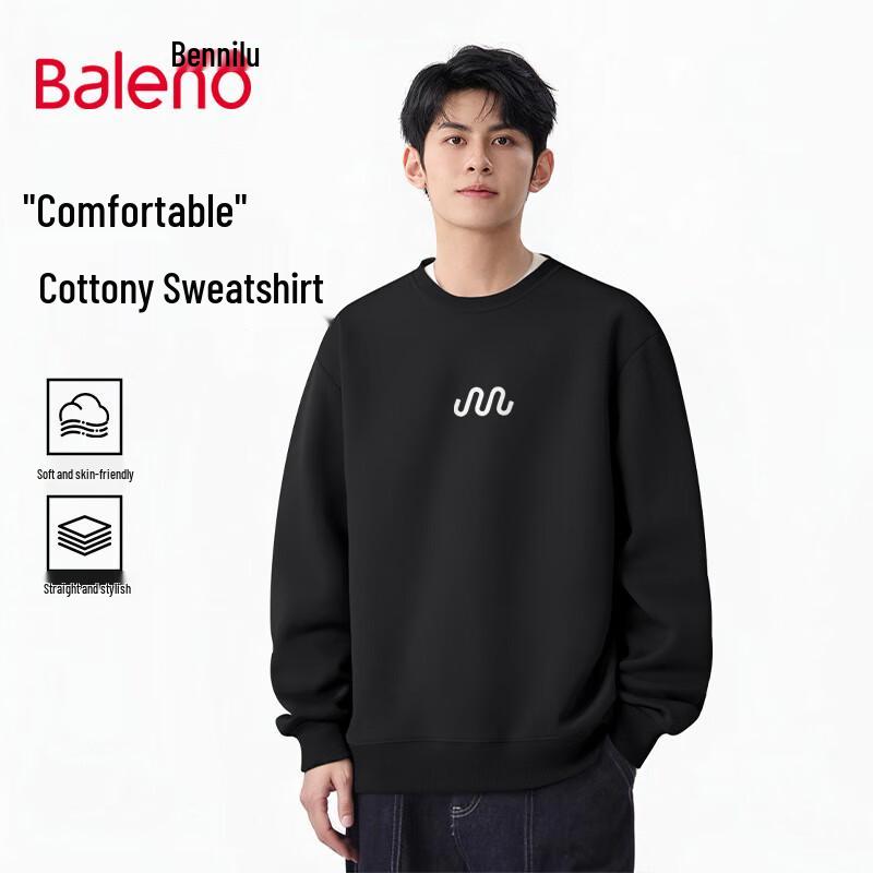 

Baleno Men s JPB Line Lettering Crewneck Sweatshirt 3XL