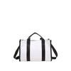 Spring new fashion, large-capacity portable canvas bag commuter shoulder bag contrasting colors