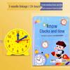 Montessori Math Clock for Kids: Time Recognition Teaching Aids for First Grade Learning