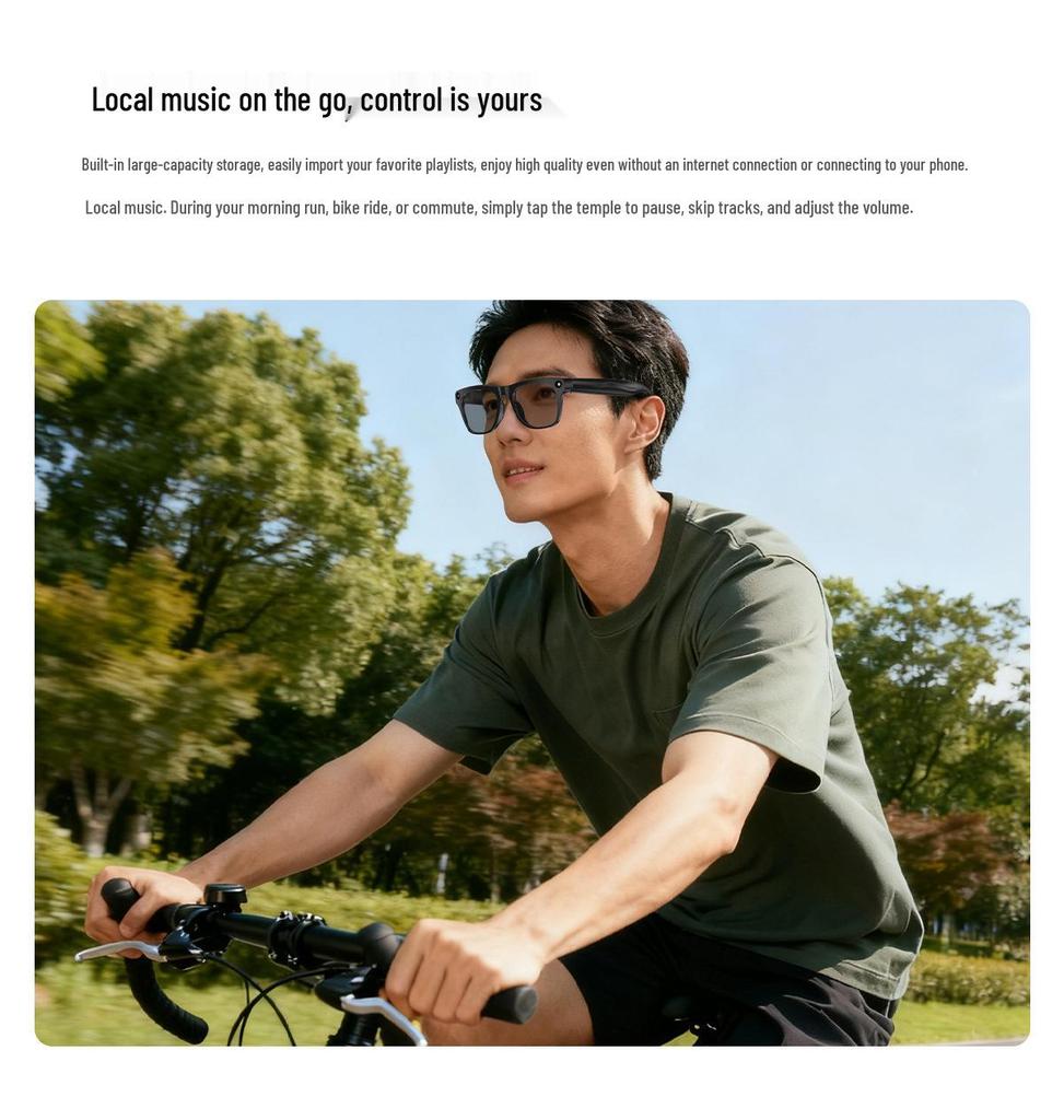 XKonePro Smart Glasses with Camera for Photos, Translation, Calls, Music, and Bluetooth Connectivity - In Stock