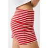 Folded Waist Mini Skirt