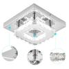 Elegant Square Crystal Led Ceiling Light Modern Minimalist Design For Living Room