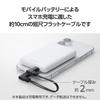 ELECOM USB C Cable L-shaped Type-C to Type-C 0.1m Flat 60W USB PD Compatible Charging Only Black MPA-CCLL01BK