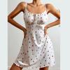 Verão Mulheres Roupa de Dormir Roupas de Casa Sexy Estampa Love Camisola Roupa de Dormir casual slim fina Sem Mangas alça Camisolas feminina