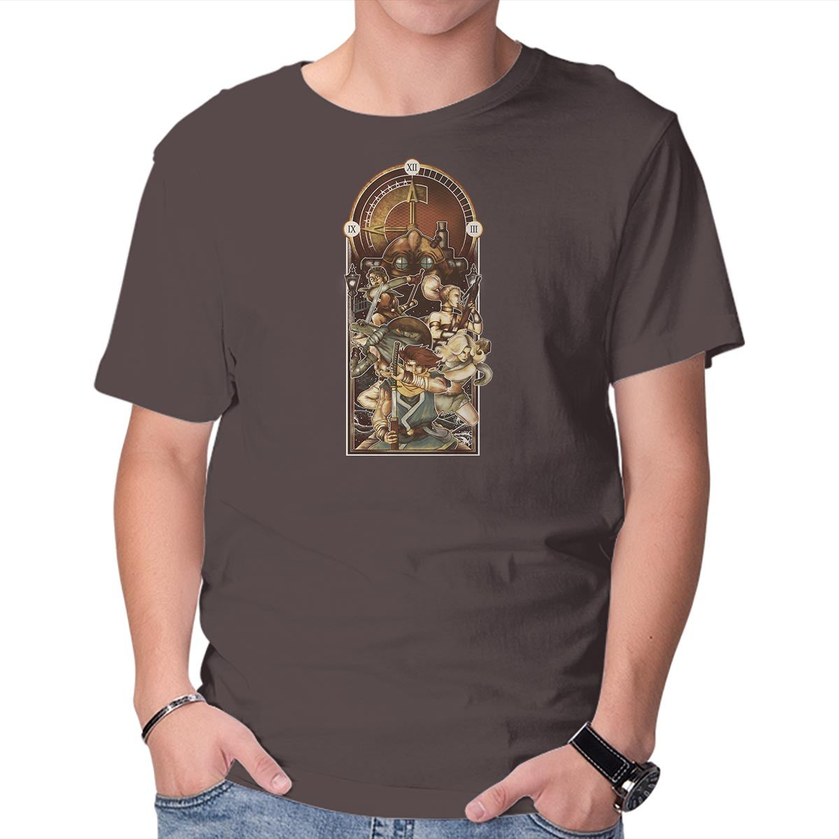 Unisex Crew Neck T-Shirt Save Our Past, Present, and Future Graphic Short Sleeve Casual Tee XXXL
