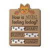 Pet Feeding Reminder Wooden Dog Task Tracker Board Rustic Pet Care Checklist