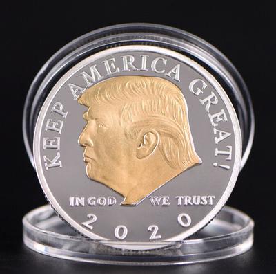 Trump Commemorative Coin 2020 Trump Avatar Flying Eagle Gold And Silver Coin Crafts ARI