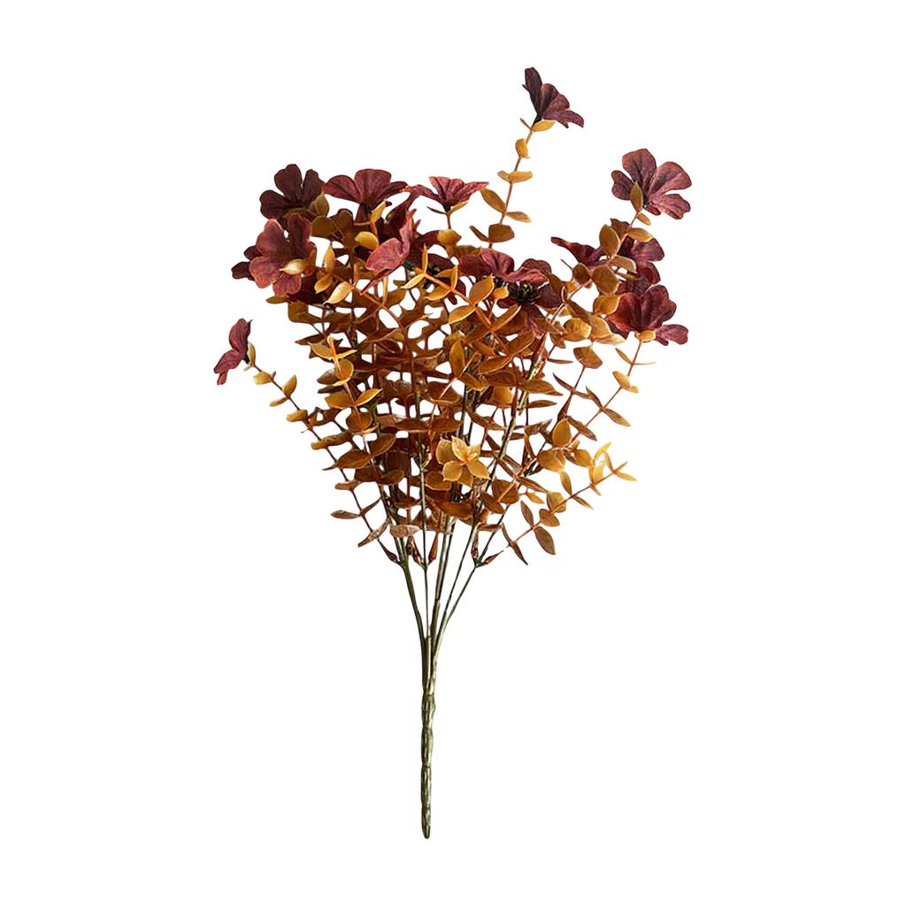 Artificial Flowers Outdoor Fall Imitation Green Plants For Porch Planters Thanksgiving Decoration - Fake Plants For Garden, Fireplace, Front Door