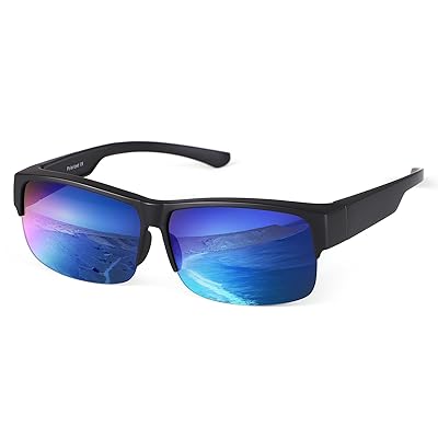 Polarized Over Sunglasses Fishing Glasses That Fit Regular Lenses UV400 99.9 UV Protection Ultra-lightweight Suitable Driving Baseball Golf Available
