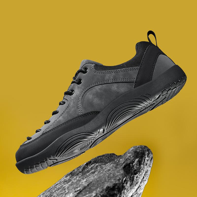 Spring /Autumn Running Sports Shoes Men's Thick Bottom Color Hot-selling Women's Shoes Outdoor Wide-Toe Shoes, Large-Size Hiking Couples' Shoes