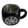 Coffee Mugs Funny 300ml Insulated Non Slip Drinkware Stainless Steel Tire Mug Tea Cup for Home Living Room Kitchen Office