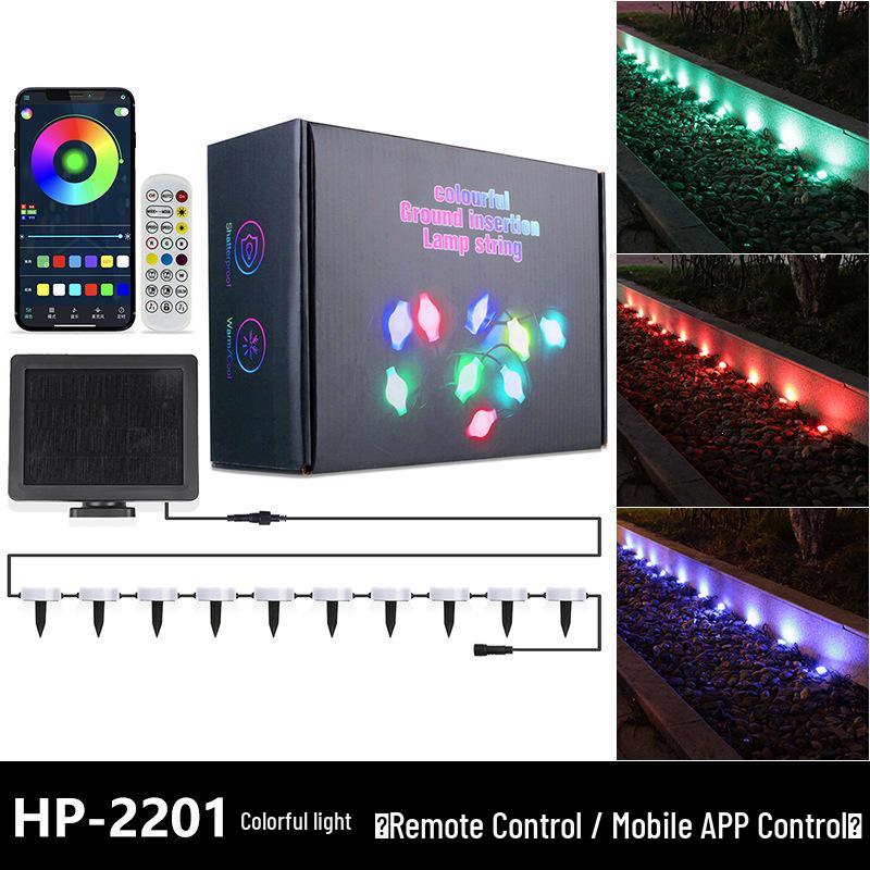 Waterproof Solar LED Bluetooth String Lights for Outdoor Yard Decoration