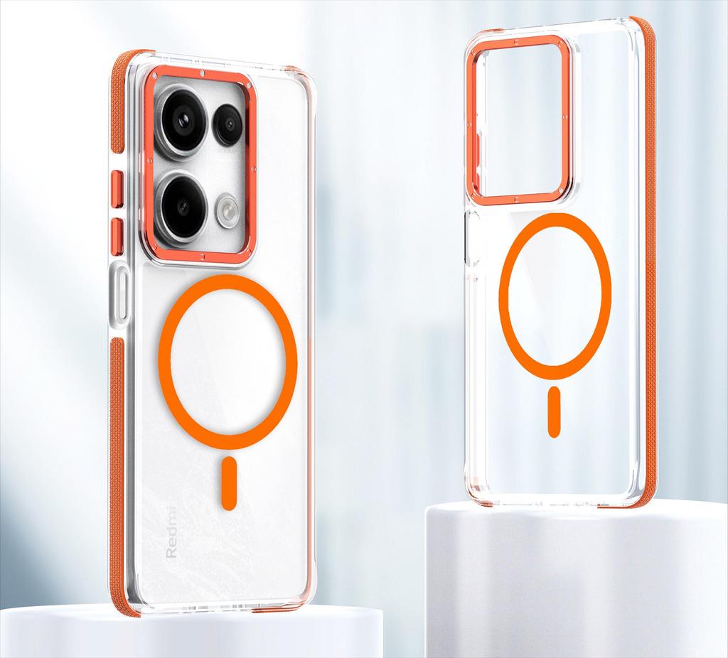 Dual-Color Magnetic Drop-Proof Case for Redmi Note 13 Pro Plus