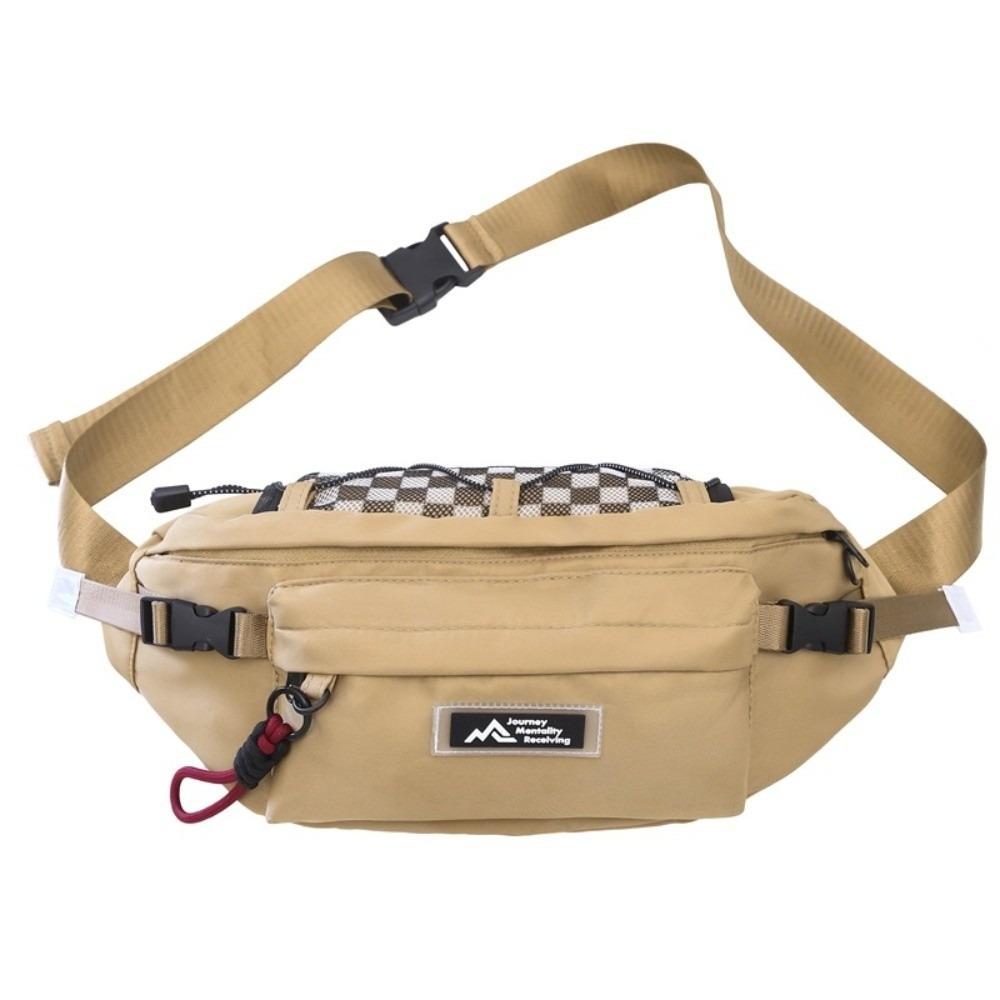 

Waterproof Men s Chest Bag Casual Crossbody Fanny Pack Durable Nylon Shoulder Bag Biking хаки