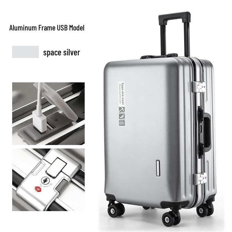 OIMG Unisex 22-inch Spinner Luggage