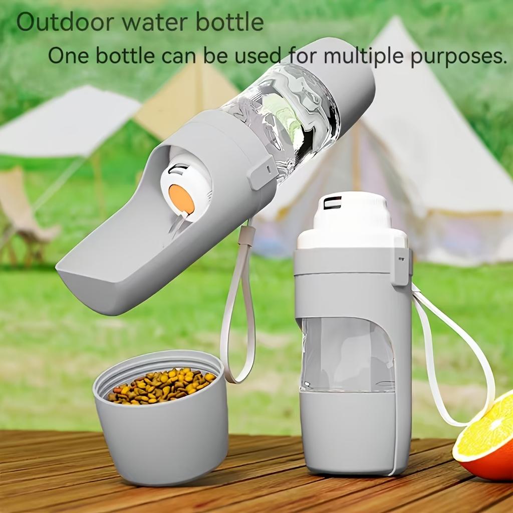 Leak Proof Portable Dog Water Bottle Foldable Travel Cup With Carry Strap Durable Plastic Pet Hydration System For Outdoor Use