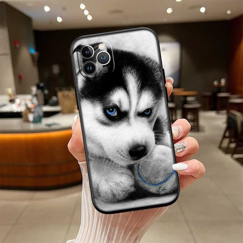 RE36 Husky Puppy Dog Case for Motorola Edge 60 60s 70 G86 G56 G54 E14 G04S G45 G54 G64 S30 S50 X30 X40 X50 Pro Power