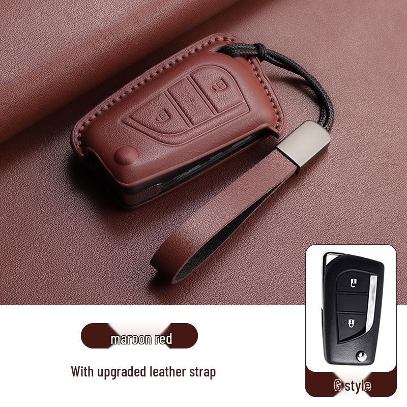 Toyota Wildlander/C-HR/Camry Alcantara Leather 3D Key Case Cover