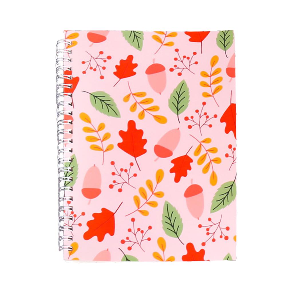 Papier autocollant à décoller des deux côtés Carnet japonais minimaliste Cahier à feuilles mobiles pour étudiants Planificateur rechargeable avec reliure spirale