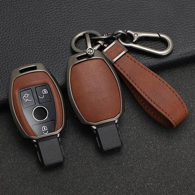 Car Key Case Cover Key Bag for Mercedes Benz A B C S Class AMG GLA CLA GLC W176 W221 W204 W205 Accessories Holder Shell Keychain